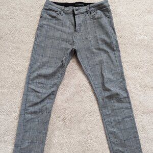 FRIED DENIM men's plaid stretch pants 36x32
